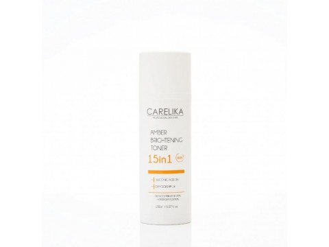 CARELIKA AMBER SKAISTINANTIS VEIDO TONIKAS 15 IN 1 SU 2% GINTARO RŪGŠTIMI, 150ML